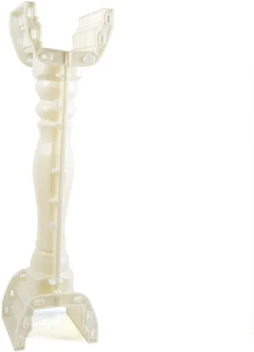 Vista 2 de Molde de barandilla de cemento romano de 35.0 in, molde de barandilla de valla de balcón de columna de bricolaje para hormigón yeso cemento PVC