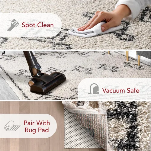 Vista 3 de nuLOOM Jodee – Alfombra de medallón, de época