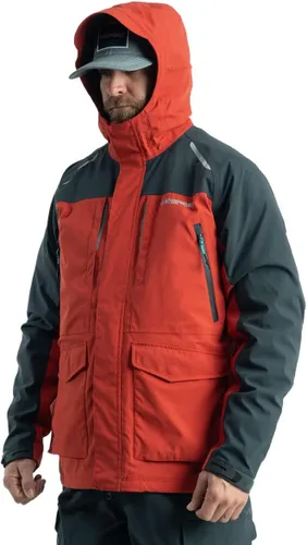 Vista 2 de Whitewater Great Lakes - Chaqueta de pesca impermeable y resistente al viento con nailon Ripstop