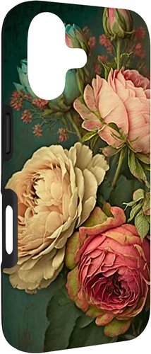 Vista 3 de Boho Shabby Chic Bohemian Roses Vintage Funda con diseño de flores y flores para iPhone 17