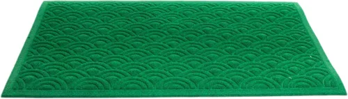 Vista 2 de Imports Decor Felpudo rectangular sintético para puerta, 18" x 30", verde