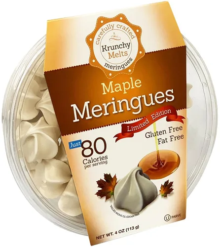 Vista 29 de Krunchy Melts Galletas originales de merengue Sabor S'mores Solo 90 calorías por porción Sin grasa, sin gluten, sin lácteos (4 onzas)