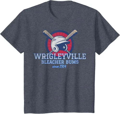 Vista 45 de Wrigleyville Bleacher Bums - Camiseta de béisbol divertida