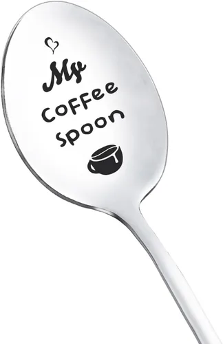 Vista 2 de Cuchara para papá regalos de hija, hijo, divertidas cucharas de café para papá, padre, amante del café, té, regalo para papá, regalo de cumpleaños