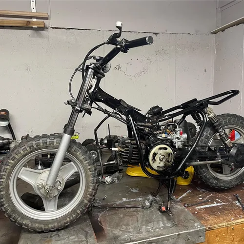 Vista 7 de Wai Danie Motocicletas Horquillas delanteras Amortiguador de Suspensión Compatible con Yamaha PW50 PY50 PEEWEE 50cc PW PY 50 Niños Bike Pit Dirt Bike
