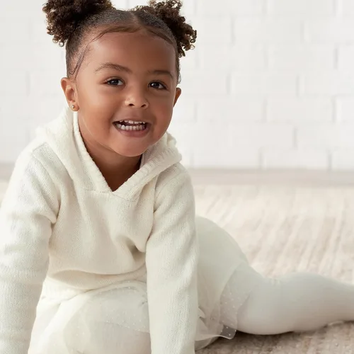 Vista 2 de Gerber Vestido tipo suéter para bebé niña con falda de tul