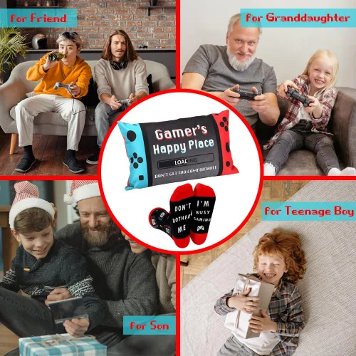 Vista 7 de Regalos para jugadores adolescentes, regalos de juegos para hijo, novio, cumpleaños, decoración de habitación de niños, accesorios de juego
