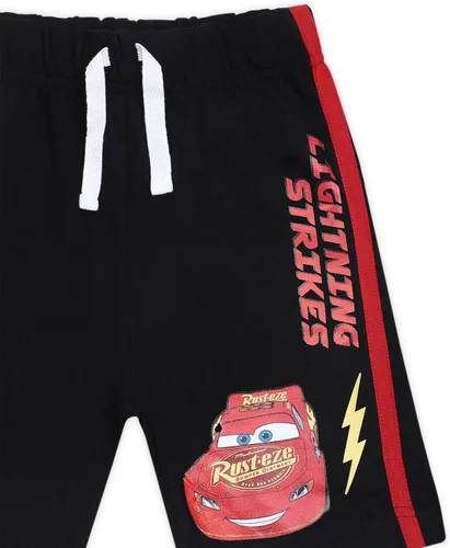 Vista 5 de Disney Cars Lightning McQueen - Pantalones cortos para niños, paquete de 2 unidades para niños pequeños y grandes