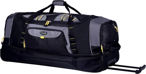 Vista 9 de TPRC Sierra Madre II - Bolsa vertical con ruedas, Negro Gris, Sierra Madre II - Bolsa de lona vertical con ruedas