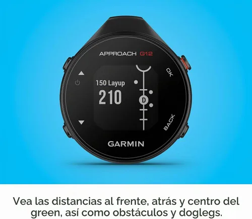 Vista 4 de Garmin Approach G12, GPS de golf con clip y telémetro, más de 42,000 campos precargados, 010-02555-00