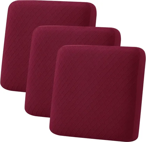 Vista 14 de hyha Fundas de cojín para sofá al aire libre, fundas lavables para sofá seccional, jaspe de diamante, funda elástica para cojín de asiento de sofá