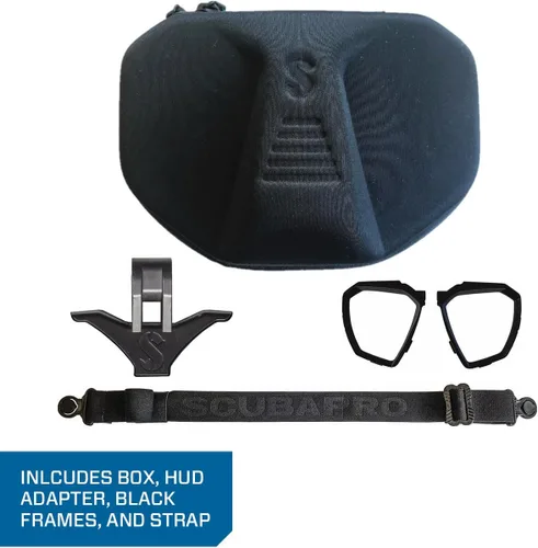 Vista 6 de Scubapro Máscara de buceo D-Mask - incluye adaptador de montaje para el ordenador de buceo HUD