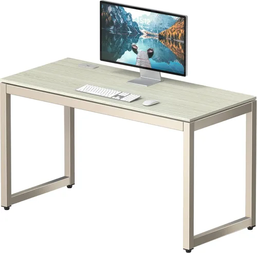Vista 13 de SHW Escritorio para computadora de oficina de grado comercial de 48 pulgadas, color negro Grado comercial