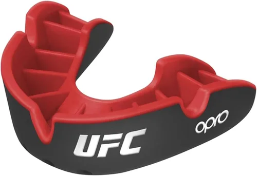 Vista 13 de OPRO Protector bucal moldeable de nivel plateado, ajuste esencial (negro/rojo) para niños y jóvenes, protector bucal de boxeo para artes marciales