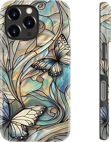 Vista 31 de LUHOURI Funda para iPhone 12 Mini, compatible con carga inalámbrica, doble capa, interior de silicona suave + carcasa exterior dura, bonito diseño