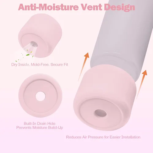 Vista 7 de 2 botas de silicona superiores para Owala FreeSip Twist de 24 onzas, funda inferior resistente a los arañazos, accesorios de botella de Owala Campo