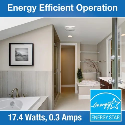 Vista 9 de Air King BFQ50 ENERGY STAR® Qualified - Ventilador Extractor SNAP-IN Calificado, 50 CFM