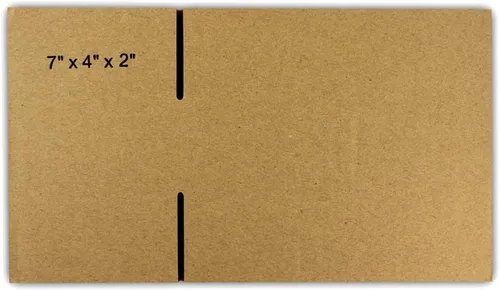 Vista 5 de EcoSwift - 200 cajas de embalaje de cartón corrugado de 7 x 4 x 2 pulgadas, cajas de envío de mudanza, cajas de 7 x 4 x 2 pulgadas
