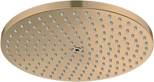 Vista 6 de Hansgrohe Raindance S 04927340 - Cabezal de ducha moderno de 9 pulgadas, 1 pulverizador en cromo negro cepillado