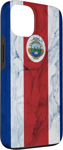 Vista 15 de Bandera de Costa Rica y fondo elegante - Funda del orgullo costarricense para iPhone 17