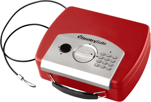 Vista 5 de Caja de seguridad SentrySafe electrónica y compacta, de 0.08 pies cuadrados, P008EBL