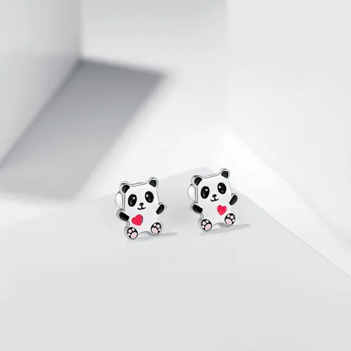 Vista 2 de Lindos aretes de mariposa con diseño de mariquita, unicornio, tortuga, ángel, flamenco, para niñas y mujeres, aretes hipoalergénicos de plata de ley
