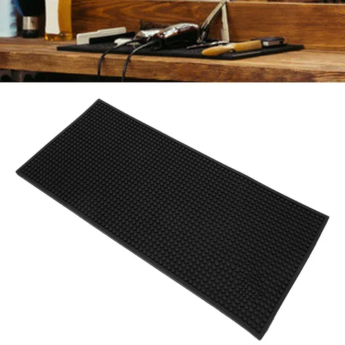 Vista 8 de Barber Sation Mat Organizador Barber Tool Mat Mat para cortapelos antideslizante