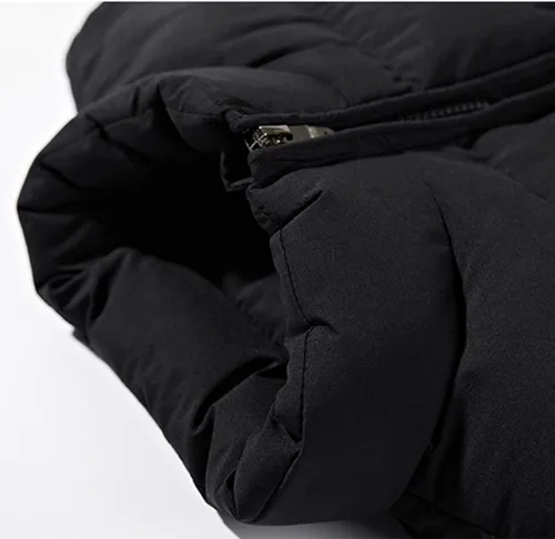 Vista 5 de Chaleco acolchado de algodón acolchado para hombre, chaqueta sin mangas, abrigo grueso y cálido, ropa de abrigo acolchada de gran tamaño, chaleco