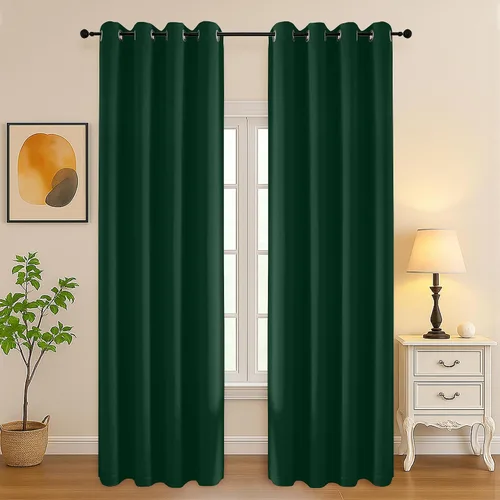 Vista 31 de Simplebrand Juego de 2 paneles de cenefa aguamarina para ventana de cocina de 14 pulgadas de largo, cortinas de oscurecimiento de habitación