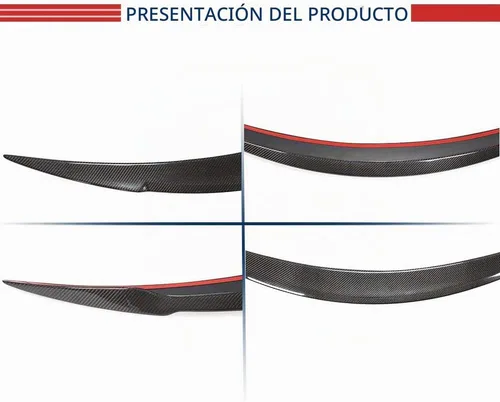 Vista 6 de Model S Carbon Fiber Trunk Spoiler for Tesla Model S 2012-2026