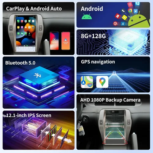 Vista 8 de XUENAV Pantalla táctil coche Radio para Chevrolet Camaro 2010 2011 2012 2013 2014 2015 reemplazo coche estéreo actualización GPS navegación