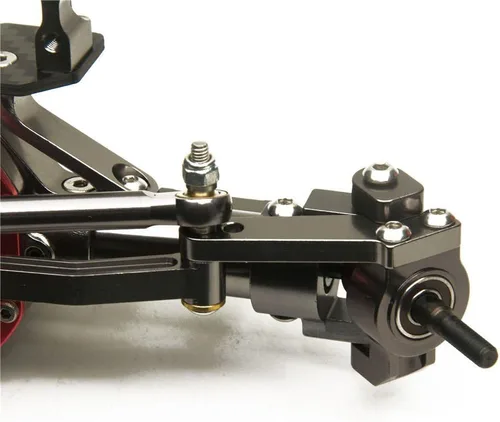 Vista 5 de Eje delantero de aluminio apto para 1/10 RC Rock Crawler AXIAL SCX10 Honcho (Eje Delantero)