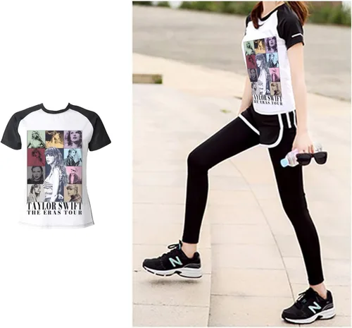 Vista 5 de Taylor ERAS Tour Swift 1989 - Camiseta de manga corta suave para mujer, camiseta de música casual, regalo creativo para fans