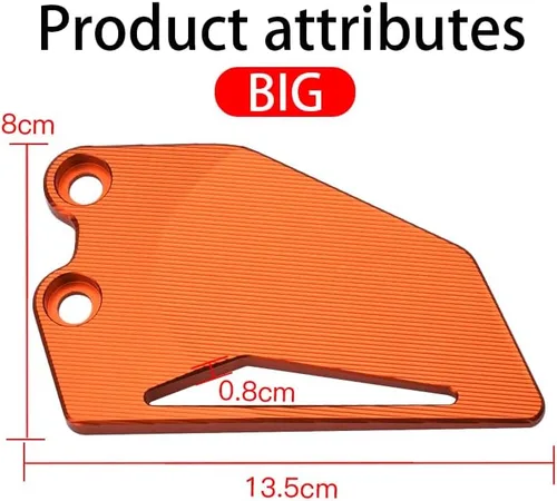 Vista 4 de motokano Accesorios de motocicleta para reposapiés delantero y trasero, juego de placas de talón compatible con KTM Duke 390 2017 18 19 20 21 2022