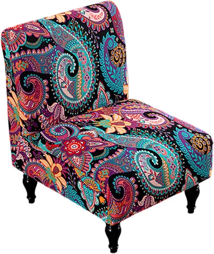 Vista 28 de Funda para Silla Sin Brazos Eco-Ancheng Desmontable Fundas para Sillas Decorativas Sin Brazos Lavables Funda para Silla Deslizante Sin Brazos Funda