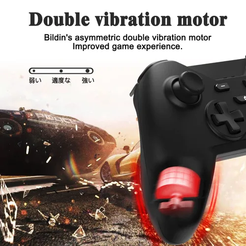 Vista 7 de UNIHOW Bluetooth Controller for SwitchMacPCPhoneiOSAndroidFire TV, Remote Game Controller with Custom Programmable ButtonWake UpTurboScreenshotGyro