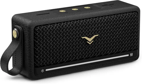Vista 10 de Altavoz Bluetooth, altavoz retro StageSound inalámbrico, altavoz portátil con refuerzo de graves, 80 W, IP67 impermeable, luces LED, emparejamiento