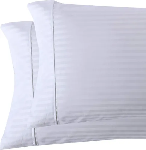 Vista 21 de Royal Tradition Damasco rayado 580 hilos, 100 % algodón tamaño Queen juego de sábanas de cama beige