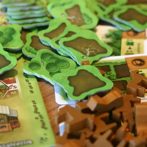 Vista 4 de Agricola (edición revisada) Farmers of The Moor Expansion Juego de estrategia para adultos y adolescentes Juego de mesa avanzado A partir