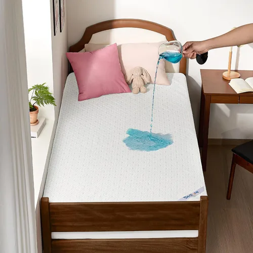 Vista 12 de BEDLORE Protector de colchón de tamaño individual, funda de colchón impermeable sin ruido con bolsillos elásticos para colchones de 6 a 15 pulgadas