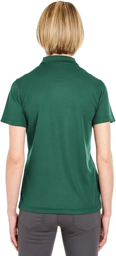 Vista 4 de UltraClub 8210L - Polo de piqué de malla fresca y seca para mujer