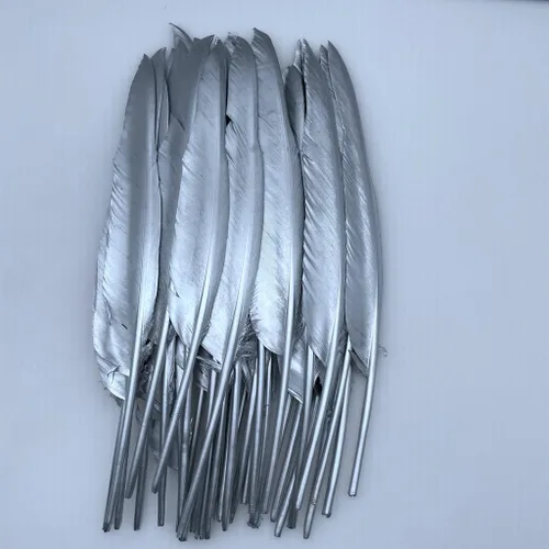 Vista 4 de Juego de plumas naturales de ganso, accesorios para ropa (100 unidades) de Sowder