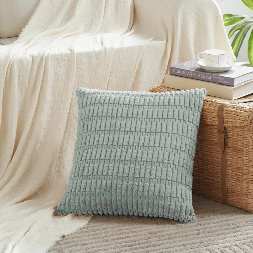 Vista 65 de Fancy Homi - Fundas decorativas para cojines, 18 x 18 pulgadas, para sala, sofá o cama, decoración rural, estilo bohemio, funda de cojín cuadrada