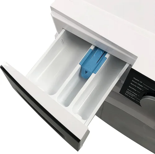 Vista 10 de Lavadora compacta West Bend de carga frontal con 15 ciclos de lavado, pantalla LED, puerta transparente, diseño apilable y que ahorra espacio