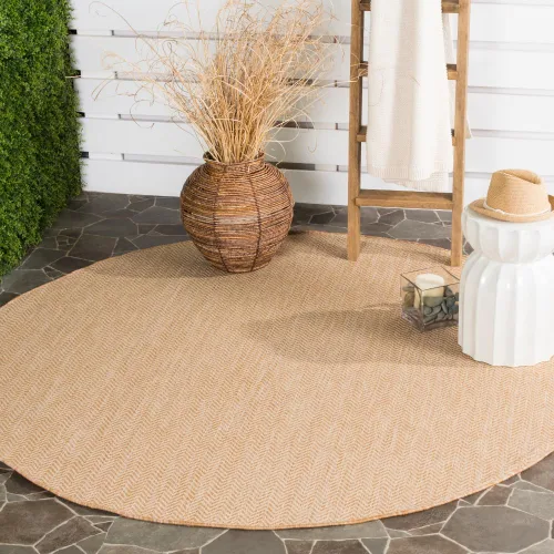 Vista 88 de Safavieh Colección Courtyard CY8022 Alfombra, 2 pies x 3 pulgadas x 5 pies, aguamarina y gris, impermeable, fácil de limpiar, sin pelusa