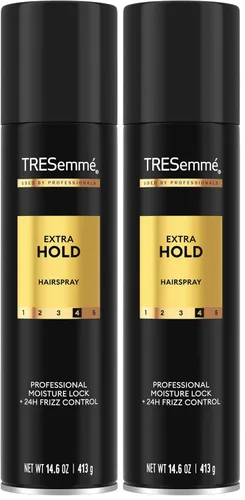 Vista 11 de TRESemmé Spray para el cabello Extra Hold para el control del frizz de 24 horas, con tecnología Pro Lock 14.6 onzas