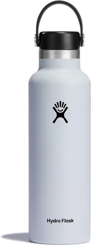 Vista 30 de Hydro Flask Botella de agua – Acero inoxidable aislado – Antiderrames, a prueba de fugas en 21 oz Tonal Trillium