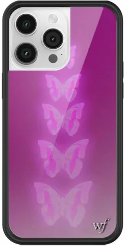 Vista 2 de Wildflower Fundas - Compatible con iPhone 14 Pro Max Protector negro parachoques, certificado de prueba de caídas de 6.5 pies, pequeña empresa
