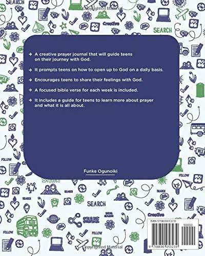 Vista 2 de A Creative Prayer Journal for Teens (For Boys) A daily guided prayer journal with Bible verses