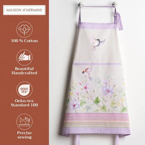 Vista 26 de Maison d' Hermine Delantales para mujer con bolsillo, 100% algodón (27.50 x 31.50 pulgadas)